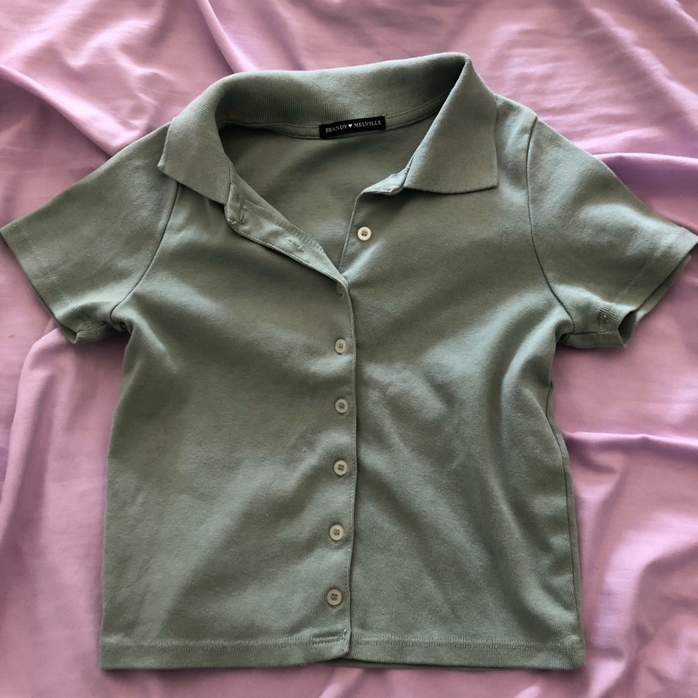 SEA GREEN BRANDY MELVILLE POLO